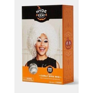 Hyde and Eek! Boutique Adult Curly Diva Wig White NWT